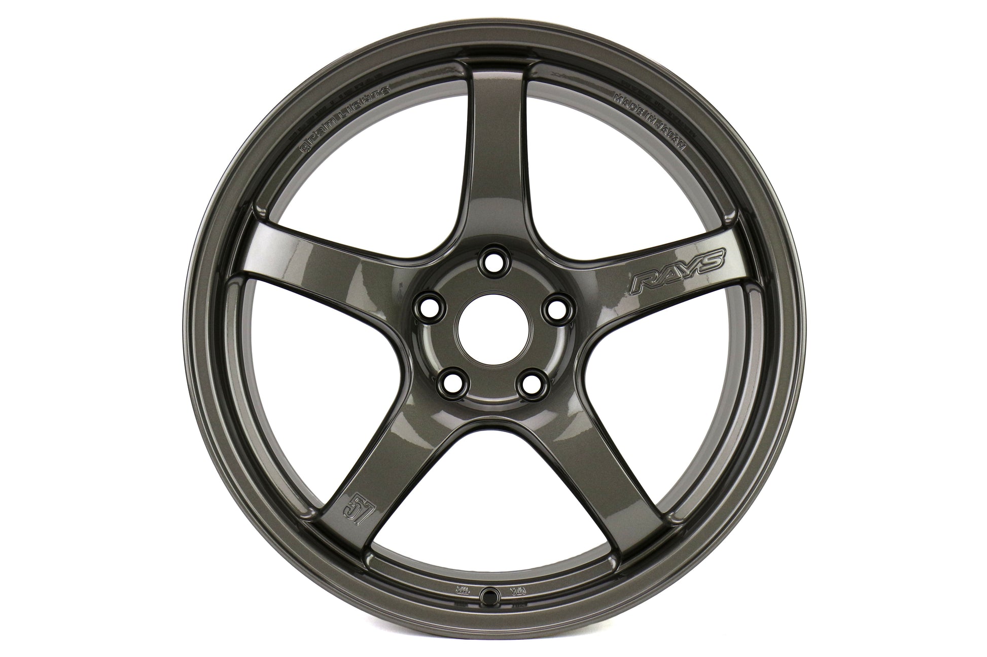 Rays Gram Lights 57CR Subispeed Exclusive HS Gunmetallic 18x9.5 +38mm 5x114.3 (Single Wheel) - 2015-2024 Subaru WRX / 2015-2021 STI / 2019-2024 Forester