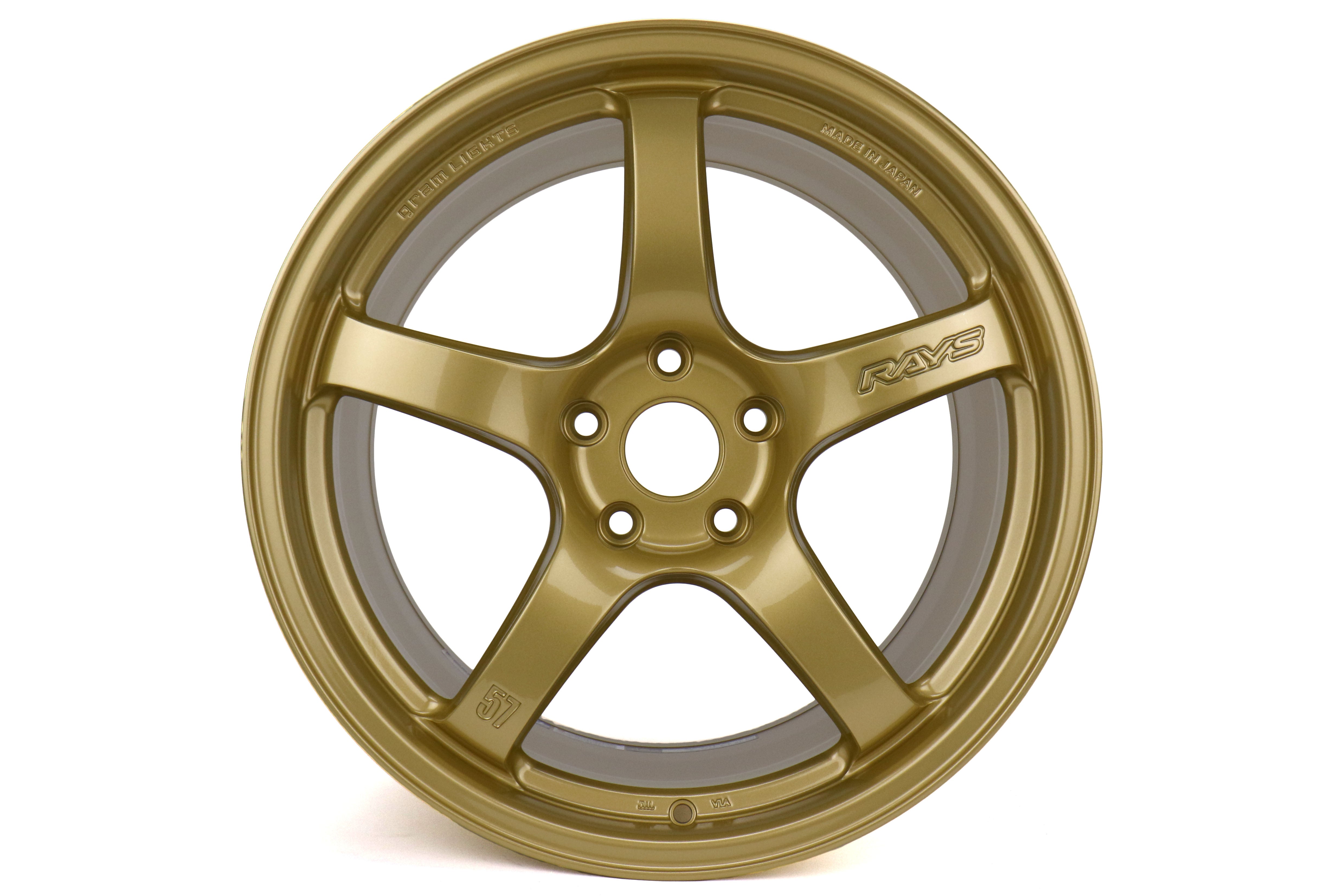 Rays Gram Lights 57CR E8 Gold 18x9.5 +38mm 5x114.3 (Single Wheel) - 2015-2024 Subaru WRX / 2015-2021 STI / 2019-2024 Forester