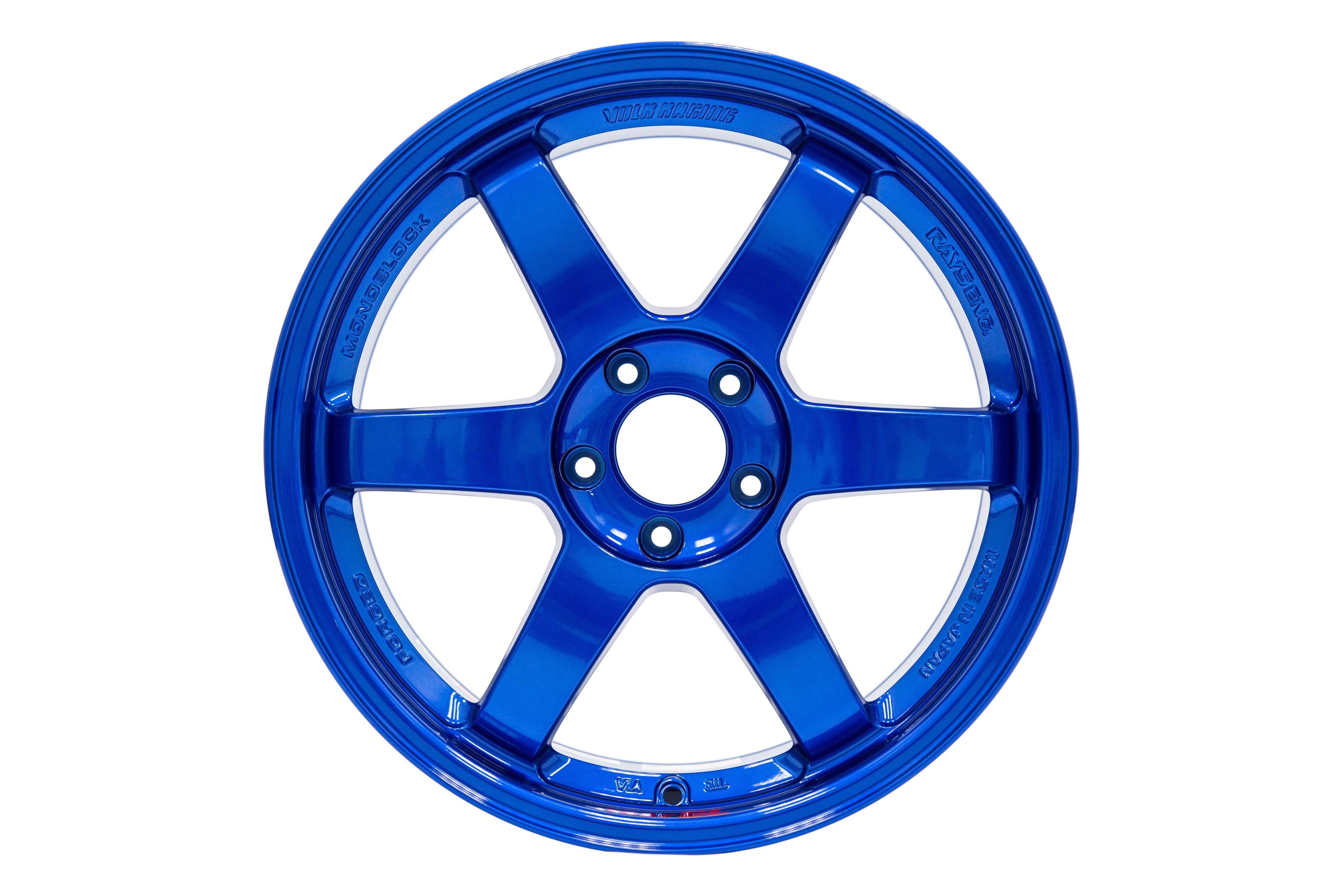 Volk Racing TE37 SL Hyper Blue 18x9.5 +40 5x114.3 (Single Wheel) - 2015-2023 Subaru WRX / 2015-2021 STI / 2019-2023 Forester