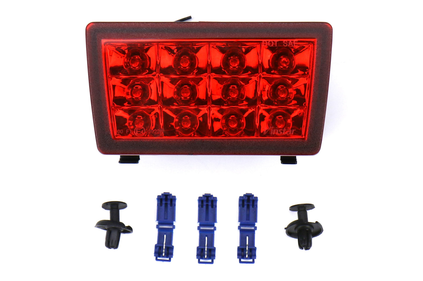 GCS CS Style F1 Rear Fog Light Red Lens - Subaru Models (Inc. WRX / STI 2015+ / Crosstrek 2013 - 2017)