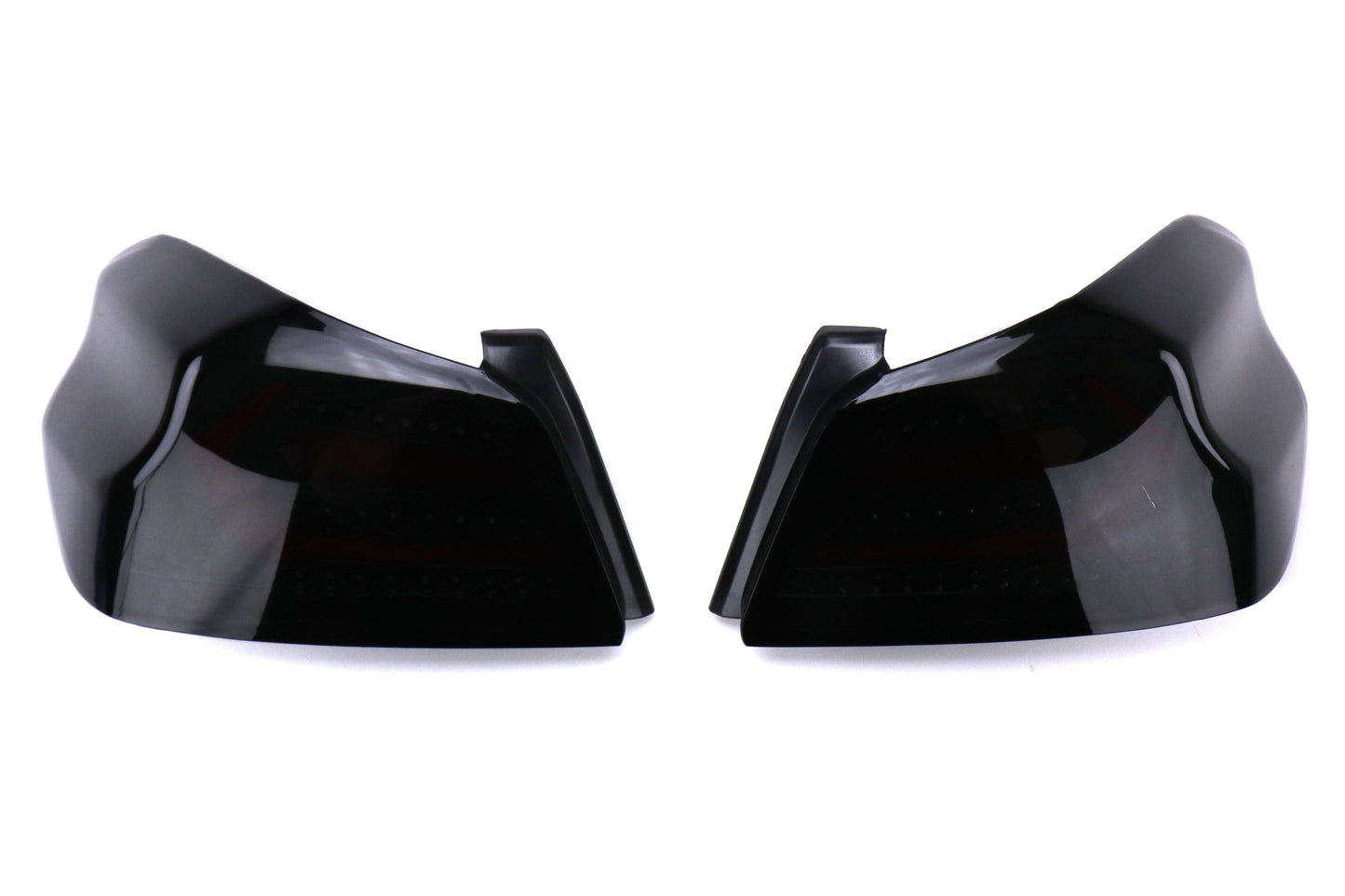 OLM Evolution Tail Lights (Smoke Lens, Black Base, Red Bar) - 2015-2021 Subaru WRX / STI
