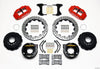 Wilwood Narrow Superlite 4R Rear P-Brk Kit 12.88in Drilled Red Chevy 12 Bolt w/ C-Clips