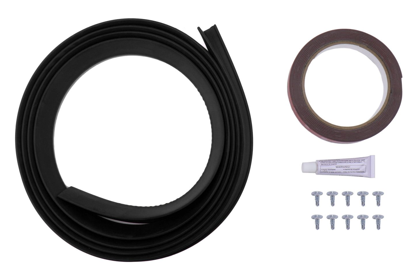 OLM STI Front Bumper Lip Protector - Black - (Vehicles with STI or STI Style Lip Installed)