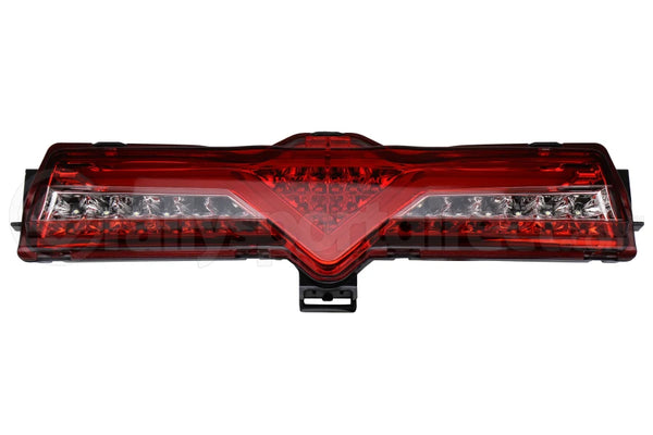 OLM VL Style 4th Brake Light / Reverse Light (Clear Lens, Red Chrome Housing) - 2013-2021 Scion FR-S / Subaru BRZ / Toyota 86