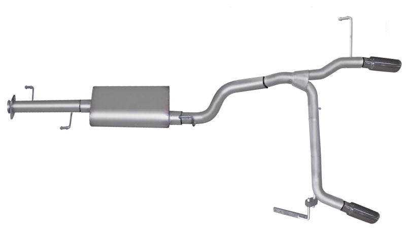 Gibson 07-14 Toyota FJ Cruiser Base 4.0L 2.5in Cat-Back Dual Split Exhaust - Aluminized