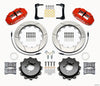 Wilwood Narrow Superlite 4R Rear Kit 12.88in Red 2012-Up Toyota / Scion FRS w/Lines