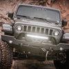 Westin 18-19 Jeep Wrangler JL WJ2 Full Width Front Bumper w/Bull Bar Textured Black