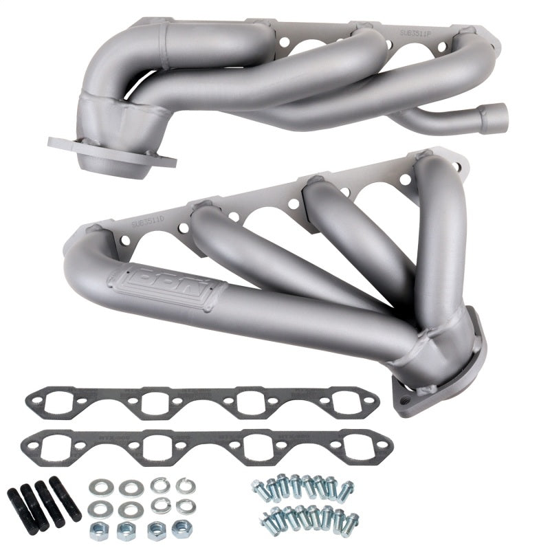 BBK 87-95 Ford F150 Truck 5.8 351 Shorty Unequal Length Exhaust Headers - 1-5/8 Titanium Ceramic