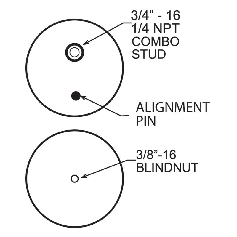 Firestone Ride-Rite Replacement Bellow 224CZ (For Kit PN 2596 / 2299 / 2597 / 2550) (W217606401)