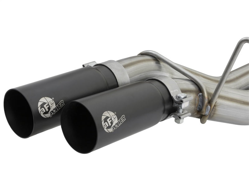 aFe POWER Rebel Series 3in 409 SS Cat Back Exhaust w/ Black Tips 17 Ford F-150 Raptor V6-3.5L