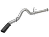 aFe ATLAS 5in DPF-Back Alum Steel Exhaust System w/Black Tip 2017 Ford Diesel Trucks V8-6.7L (td)