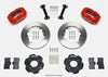 Wilwood Forged Dynalite Front Hat Kit 11.00in Red Integra/Civic w/Fac.240mm Rtr