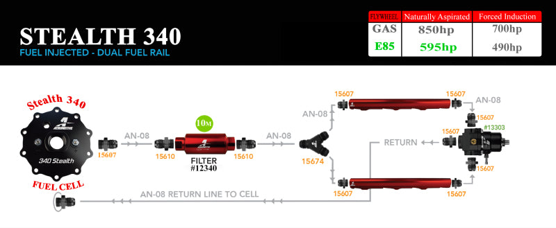 Aeromotive 15g 340 Stealth Fuel Cell