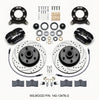 Wilwood Forged Dynalite-M Front Kit 11.30in 1 PC Rotor&Hub-Drill 65-69 Mustang Disc & Drum Spindle