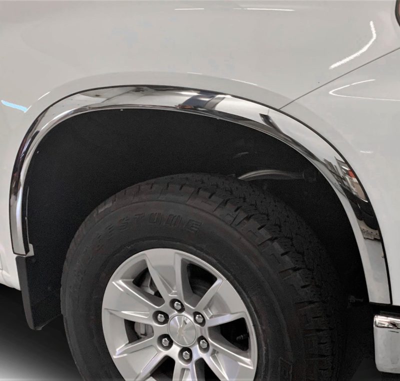 Putco 19-20 Chevy Silverado 1500 Stainless Steel Fender Trim